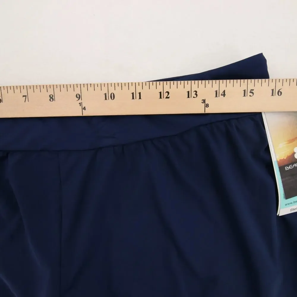 Beach House Swim Shorts Navy Blue Board Shorts Zip Pockets UPF 50 12 Stella NWT - Picture 6 of 13